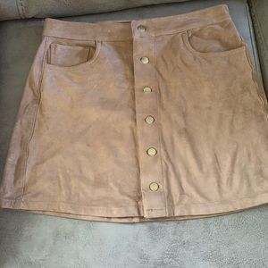 Express Suede skirt
